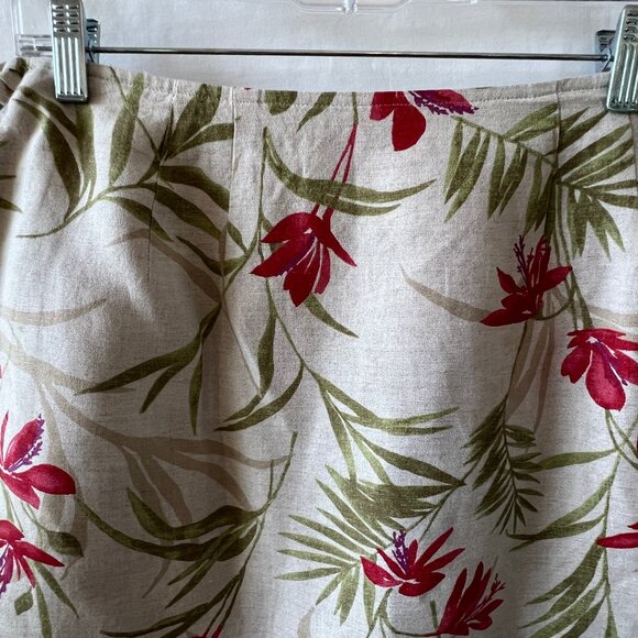 Liz Claiborne First Issue Wrap Skirt, Knee Length, Linen Blend, Size 12, EUC! - Picture 5 of 10